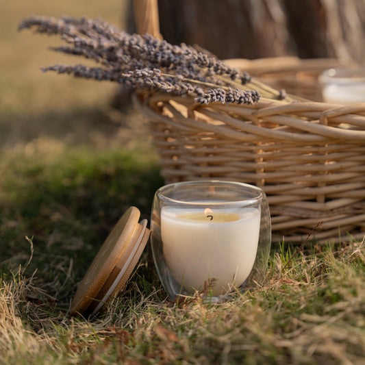True Lavender 純粹香氛蠟燭-柔和薰衣草草本手工精油大豆蠟